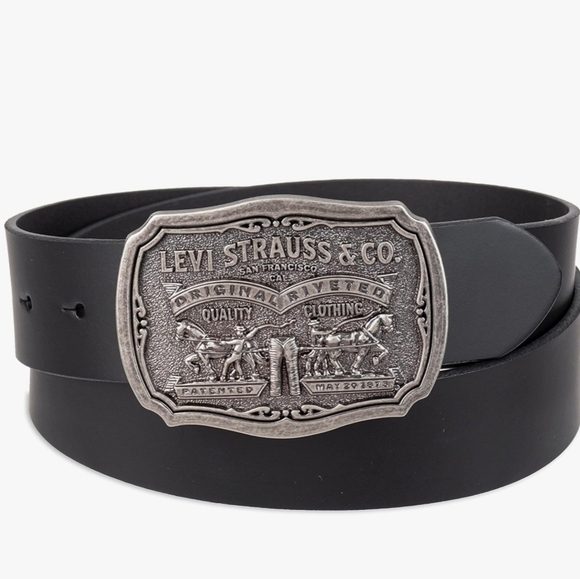 COPY - New Levis Levi Strauss leather belt & belt buckle avail.Please ask if si… - Picture 6 of 6